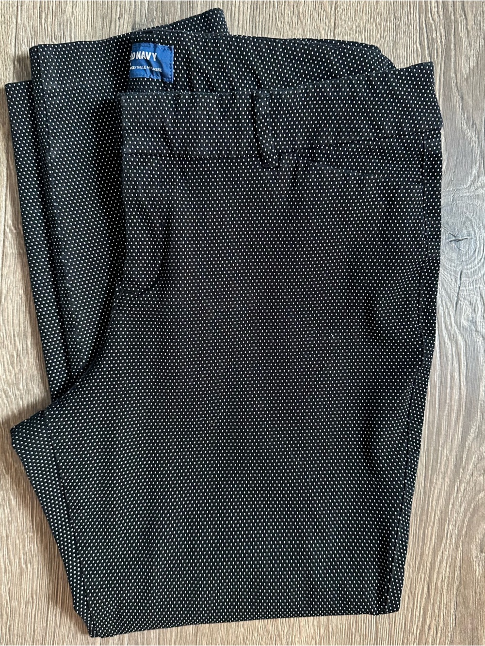 Old Navy Black Polka Dot Pixie Pants Size 14